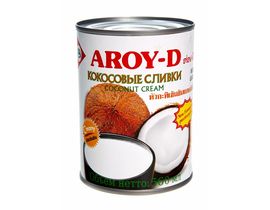 Сливки кокосовые AROY-D, Тайланд, 560мл*24, ж/б