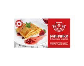 Блинчики с клубничной начинкой 420г 1шт