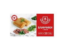 Блинчики с мясом 420г 1шт