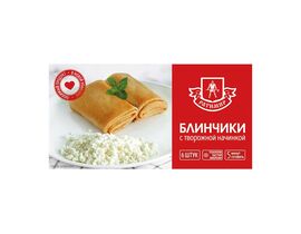 Блинчики с творожной начинкой 420г 1шт