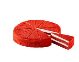 Торт Красный бархат 1,5кг 12 порций 1х5 Bettys Cake