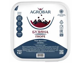 Пюре бузина 1кг*6, AGROBAR, Россия