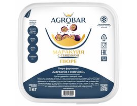 Пюре маракуйя с семечкой 1кг*6, AGROBAR, Россия