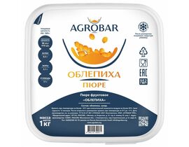 Пюре облепиха 1кг*6, AGROBAR, Россия