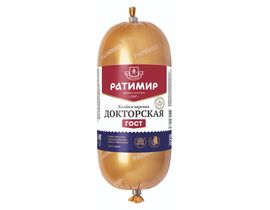 Колбаса Докторская ГОСТ ст.вес 470г 1шт