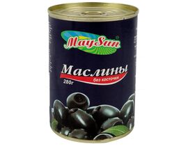 Маслины б/к 300г (Сухой вес 90г) 1*12 Maysun