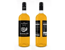 Сироп маракуйя, AGROBAR 1л ст/б 1шт Россия