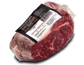 Говядина мраморная Тонкий край (Ribeye) PRIME Black Angus Мираторг (≈5,4кг*2) 1кг