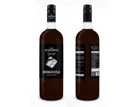 Сироп шоколад, AGROBAR 1л ст/б 1шт Россия