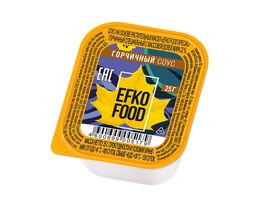 Соус порционный Горчичный EFKO FOOD 25г 1шт*125