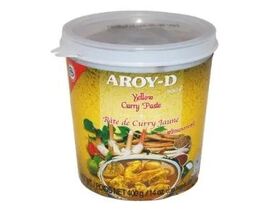Паста Карри Желтая AROY-D, Тайланд, 400г*24, пластик
