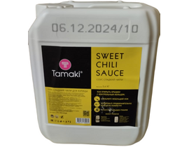 Соус Чили сладкий для курицы Tamaki, Тайланд, 5,4кг, канистра 1шт