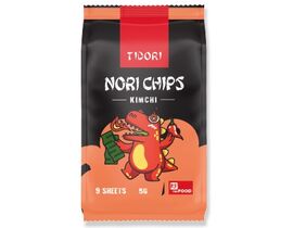 Чипсы нори "Tidori" Kimchi жареные, 15г*24,упак, Корея