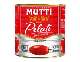 Томаты целые очищ с/с 2500г (сух 1,50) Pelati, Mutti, Италия 1*6