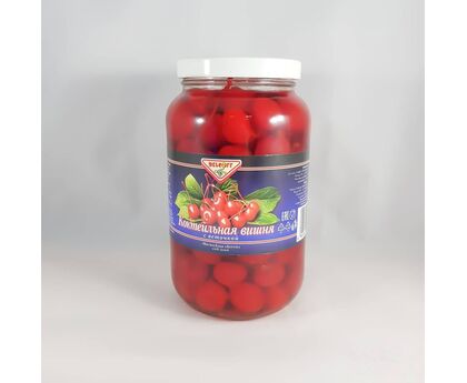 Вишня коктейльная Мараскино с веточкой 720мл Delcoff 1*12in Китай, изображение 2