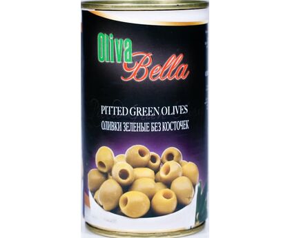 Оливки зеленые б/к 350г 1*12 Olivabella