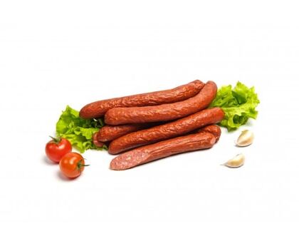 Колбаски Охотничьи п/к ст.вес 220г 1шт, изображение 2