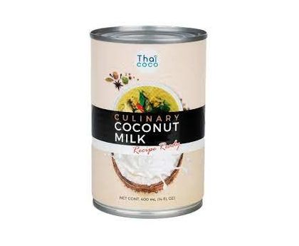 Кокосовое молоко THAI COCONUT кулинарное, Тайланд, 400мл*24, ж/б