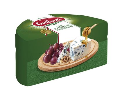 Сыр с благородной голубой плесенью "GALBANI" 62% 2*1,2кг