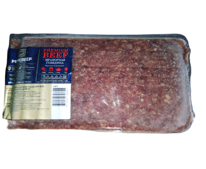 Говядина Фарш 80/20 (Ground beef), 2кг Праймбиф