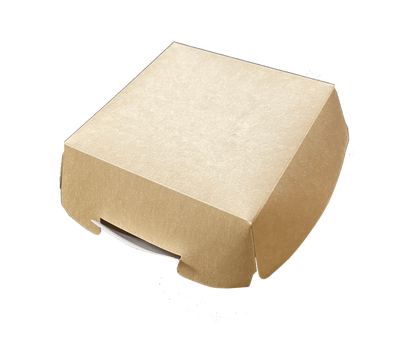 Упаковка Бургер Dockel 120х120х70 крафт, 1шт*400, изображение 2