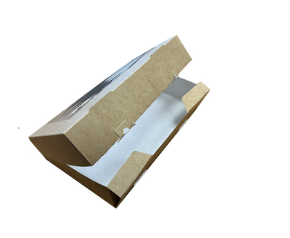 Упаковка Ланч бокс Dockel с/сб с окном 1000мл, 200х120х40 мм, крафт ламинация, 1шт*450, изображение 2