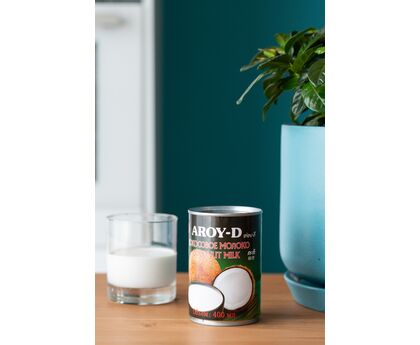 Кокосовое молоко AROY-D, Тайланд, 400мл*24, ж/б, изображение 2