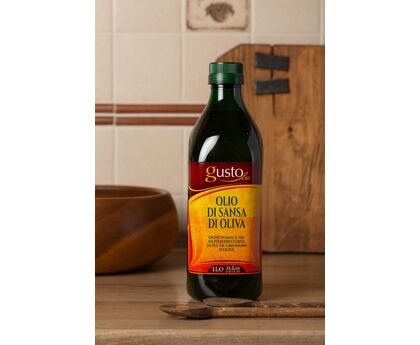 Масло оливк. Sansa Pomace ПЭТ 1л*12, GustoLu, Италия, изображение 2