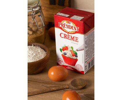 Сливки животные PRESIDENT 35% 1л*16, изображение 2