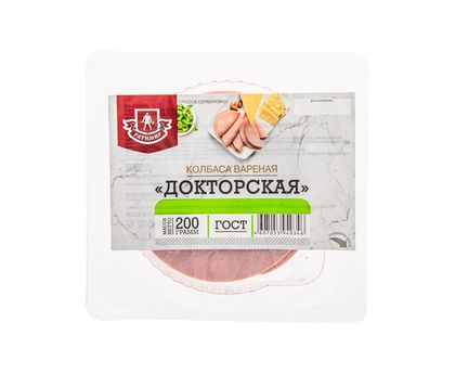 Колбаса Докторская ГОСТ (нарезка) 200г 1шт