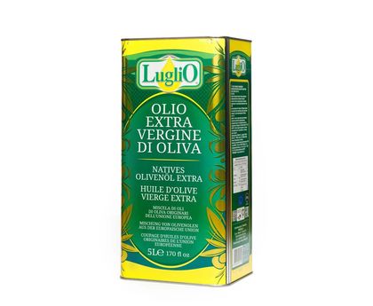 Масло оливк. Extra Virgin железная канистра 5л*4, LugliO, Италия