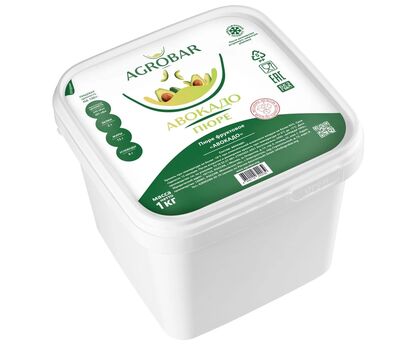 Пюре авокадо без сахара 1кг*6, AGROBAR, Россия, изображение 2