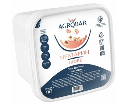 Пюре нектарин 1кг*6, AGROBAR, Россия, изображение 2 Пюре нектарин 1кг*6, AGROBAR, Россия, изображение 2