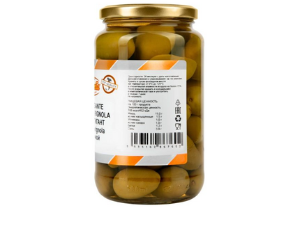 Оливки Гигант ЗЕЛЕНЫЕ с/к Белла Чериньола 580мл (Сухой вес 330г) 1шт*6 AnnaBella Италия, изображение 2 Оливки Гигант ЗЕЛЕНЫЕ с/к Белла Чериньола 580мл (Сухой вес 330г) 1шт*6 AnnaBella Италия, изображение 2