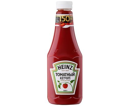 Соус Кетчуп томатный HEINZ 1кг*8 пластиковая бутылка