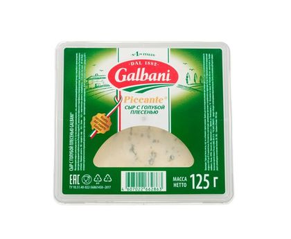 Сыр с благородной голубой плесенью GALBANI 62% 125 гр 1шт*6																								