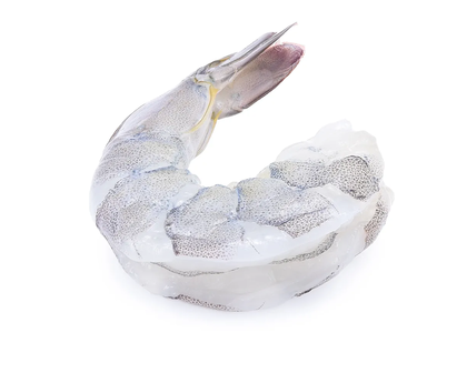 Креветка Ваннамей очищ. с хвостом 41/50 7% глазурь 1кг*10, IQF, Индия