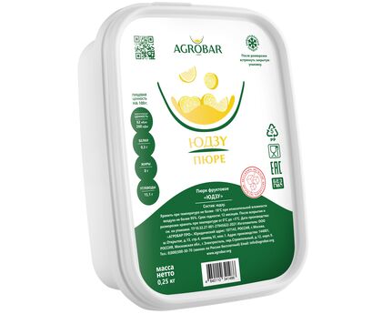 Пюре юдзу 250г*12, AGROBAR, Россия, изображение 2 Пюре юдзу 250г*12, AGROBAR, Россия, изображение 2