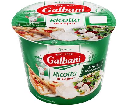 Сыр Рикотта "Galbani" козий 34% 230г 1*8