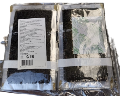 Водоросли для Темаки в пленке 100л*60, упак, изображение 2