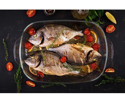 Рыба Дорадо сг не потр. 400-600 гр..\шт с\м 1кг, изображение 2