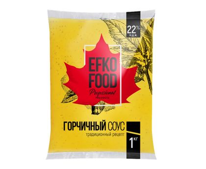 Соус Горчичный EFKO FOOD 22% 1кг*10