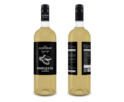 Сироп миндаль, AGROBAR 1л ст/б 1шт Россия