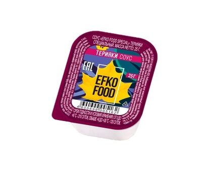 Соус порционный Терияки EFKO FOOD 25г 1шт*125
