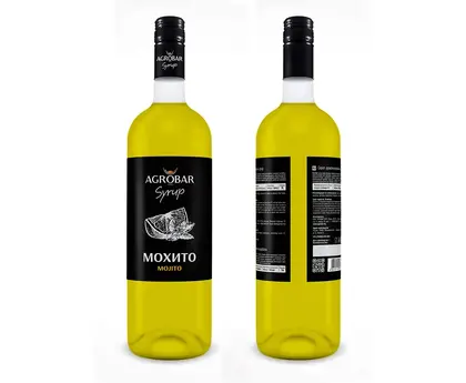 Сироп мохито, AGROBAR 1л ст/б 1шт Россия