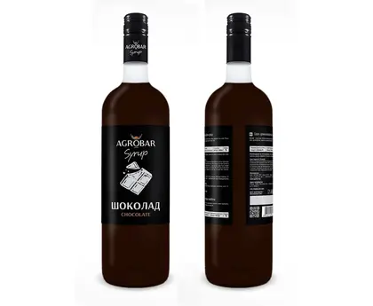 Сироп шоколад, AGROBAR 1л ст/б 1шт Россия
