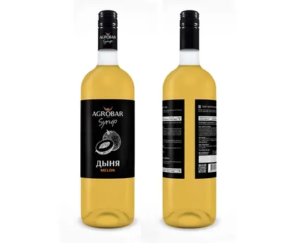 Сироп дыня, AGROBAR 1л ст/б 1шт Россия