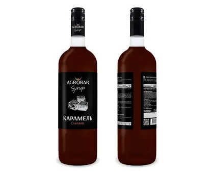 Сироп карамель, AGROBAR 1л ст/б 1шт Россия