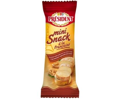 Сыр мягкий с красной плесенью "Mini snack a la Francaise" PRESIDENT 60% 90гр 1*6
