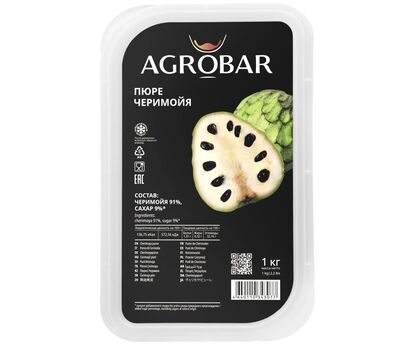 Пюре черимойя 1кг*6, AGROBAR, Россия